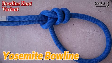 Yosemite Bowline Knot | Bowline with a Yosemite Finish - YouTube