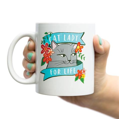 Cat Lady For Life Mug