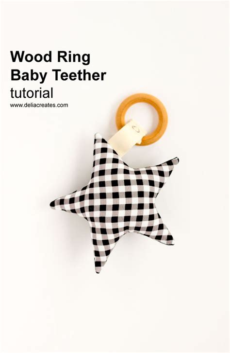 Wooden Ring Baby Teether Toy | Baby toys diy, Diy baby stuff, Baby ...