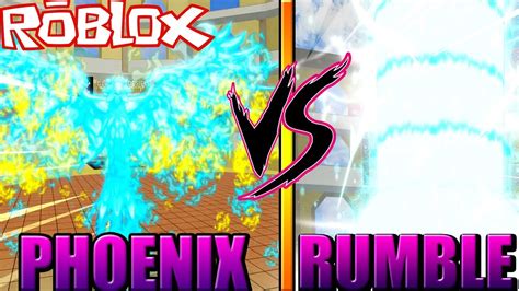 BLOX PIECE: PHOENIX VS RUMBLE - QUAL É A MELHOR FRUTA ? ‹ BREN0RJ ...