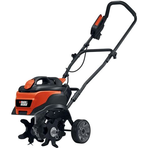 BLACK+DECKER 10 in. Front Tine 8.3-Amp Electric Tiller-Cultivator-TL10 - The Home Depot