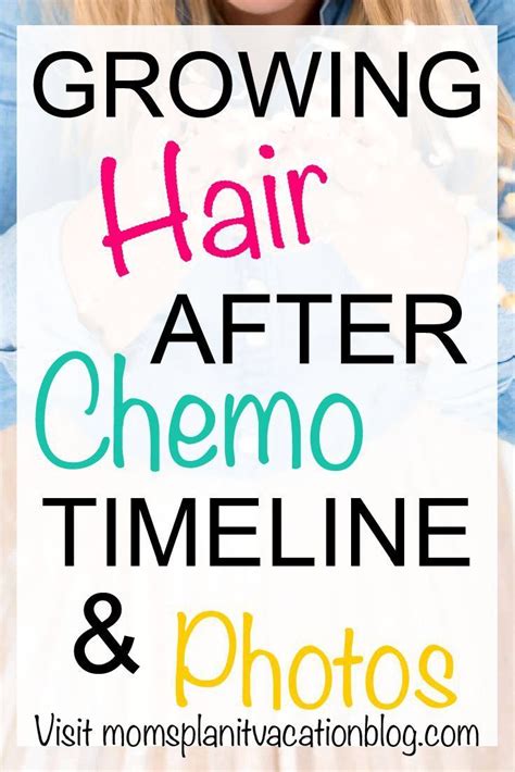 Monthly timeline with pictures of hair growth after chemo hair loss. # ...