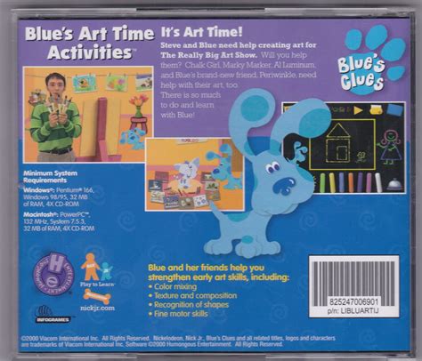 Blue's Clues: Blue's Art Time Activities (Humongous Entertainment ...