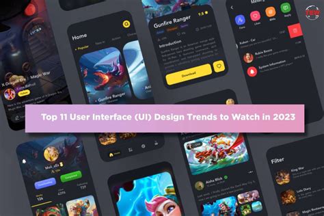 Best 11 (UI) User Interface Design Trends Watch in 2023 | The Enterprise World