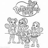 Butter Beans Cafe Coloring Book Pages sketch template