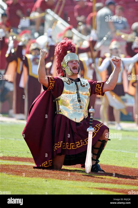 October 27, 2018 USC Tommy Trojan in action during the football game ...