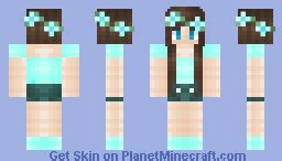 Flower Crown Minecraft Skin