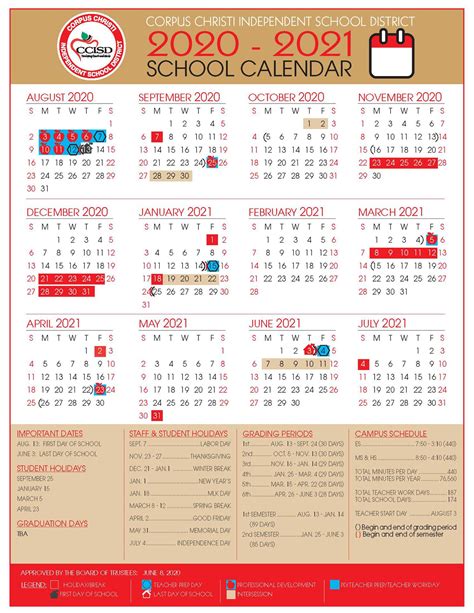 Tcisd Calendar - Customize and Print