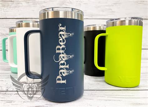 Personalized 24 Oz YETI Mug With Magslide Lid Custom Yeti Mug - Etsy