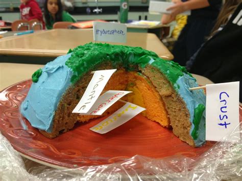 Mrs. Scott: Brendan's Layers of the Earth Cake