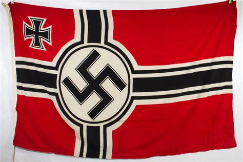 Lot 458: World War II German Naval Battle Flag | Leonard Auction Sale #207