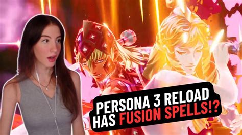 PERSONA 3 RELOAD HAS FUSION SPELLS!? | Persona 3 Reload HERO Character ...