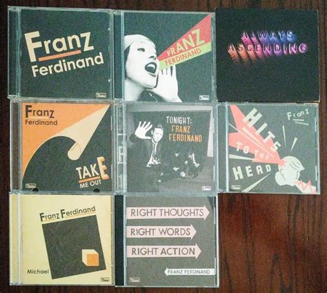 My Franz Ferdinand CD Collection. Any Recommendations On What To Get Next. : r/franzferdinand