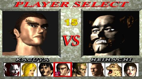 Tekken 1 Characters List