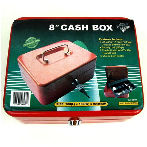 Stalwart 8" Key Lock Cash Box with Coin Tray & Reviews | Wayfair