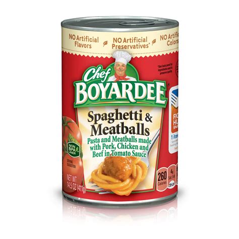 Chef Boyardee Spaghetti and Meatballs, 14.5 oz, 24 Pack- Buy Online in ...