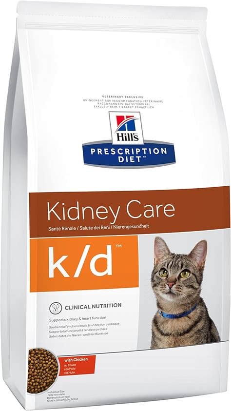 HILL'S Prescription Diet Feline k/d - Cat Food - Renal Health - 1.5 kg ...