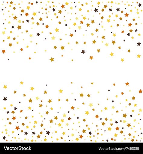 Gold Stars White Background