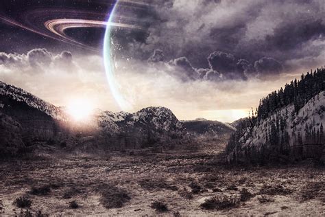 Futuristic Landscape by Jeanne26 on DeviantArt