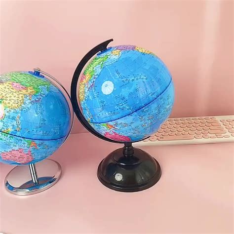 Creative Plastic World Map Globe 20/25/32 Cm Diameter Illuminated Globe With Led Lights World ...