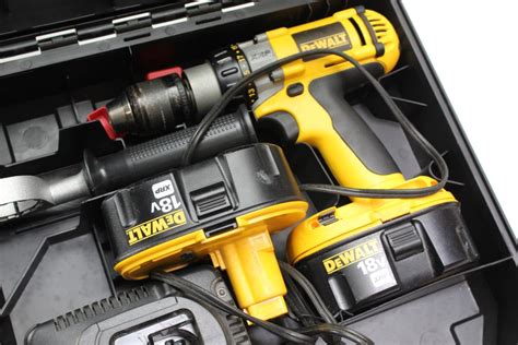 Dewalt Heavy Duty Cordless Drill/ Driver With Case And Other Accessories | Property Room