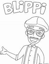 Blippi coloring pages Printable sketch template