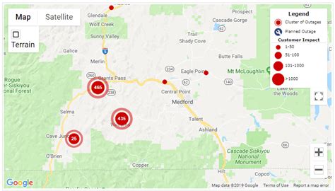 Strong winds down power lines in Williams & Grants Pass | KTVL