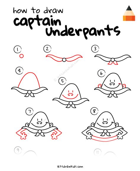 How To Draw Captain Underpants