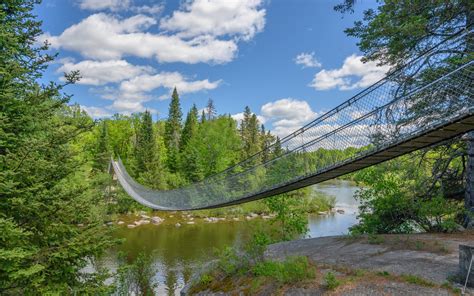 Pinawa Heritage Suspension Bridge, Manitoba | Pinawa Heritag… | Flickr