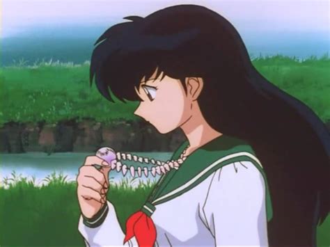 Kagome wearing the Shikon Jewel around her neck by Advanceshipper2021 on DeviantArt