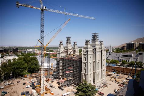 Salt Lake Temple renovation: August video and photos show latest update ...