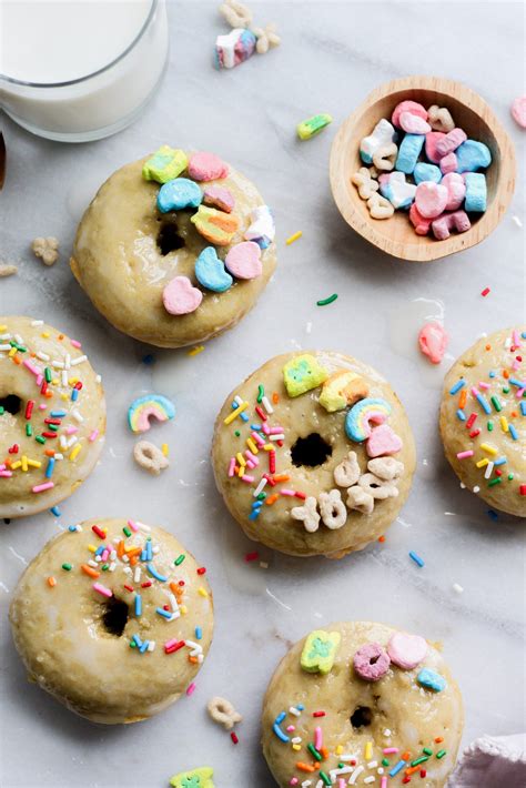 Lucky Charms Cereal Milk Donuts | Recipe | Cereal milk, Chocolate chip banana bread, Lucky ...