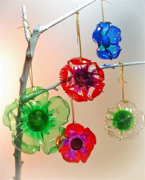 recycled plastic ornaments | Plastic bottle crafts, Bottle crafts ...