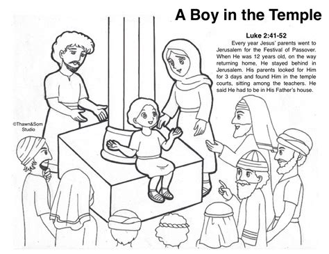 Jesus, a boy in the Temple | Jesus coloring pages, Bible coloring pages, Sunday school coloring ...