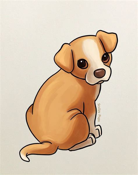 Images Of Puppies To Draw