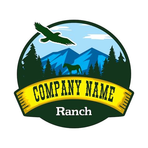 Ranch vector logo | Premium Vector