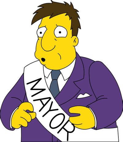 Mayor Quimby ( The Simpsons ) by frasier-and-niles on DeviantArt