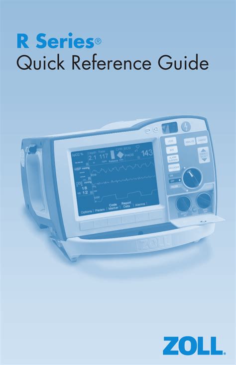 R series, Quick reference guide | ZOLL R Series Monitor Defibrillator Rev E User Manual | Page 2 ...