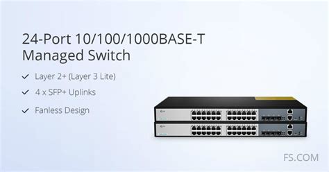 24 port switch - Fiber Cabling Solution