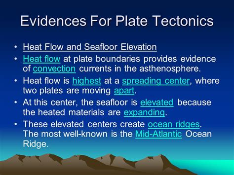 Plate Tectonics Evidence