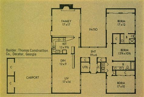 Better Homes & Gardens Homes for all America Plan 3307-A | Modern floor ...