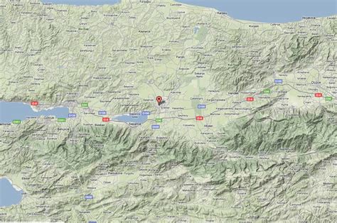 Sakarya Map - Turkey