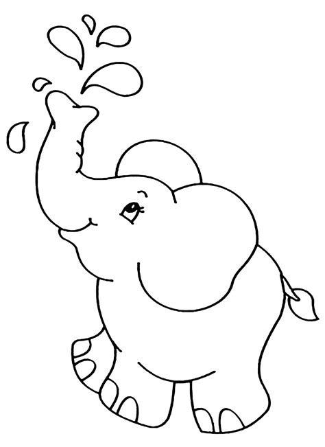 Elephant Colouring Pictures, Coloring Pictures For Kids, Elephant ...