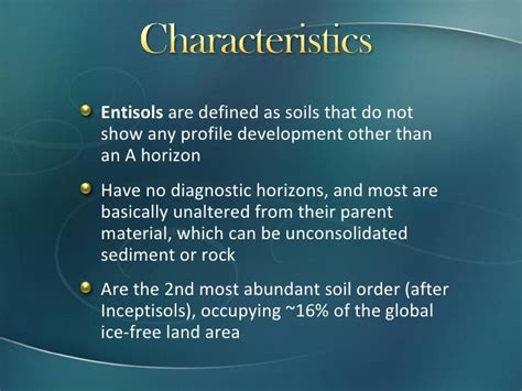 Entisols Presentation