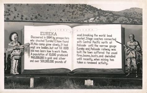 Eureka, Nevada History Postcard