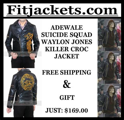 FitJackets - Leather Jackets Online Store: ADEWALE SUICIDE SQUAD WAYLON ...