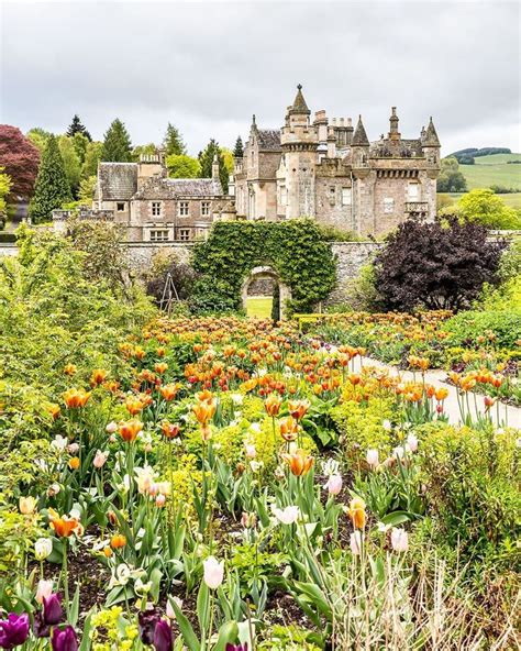 Abbotsford House Gardens in Scotland in Spring - A Lady in London