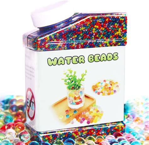 The Season Toys 50.000 Rainbow Water Beads – Water Beads in 2020 | Water beads, Gel beads, Kids ...