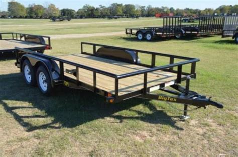 Trailer World: Big Tex 70PI-16XBK 16ft Tandem Pipe Utility w/ Slide-In Ramps, Utility Trailers ...