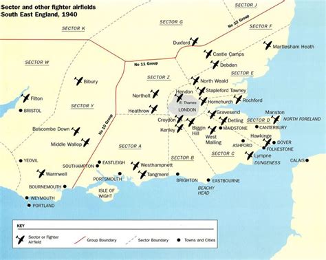 Ww2 Airfields Map